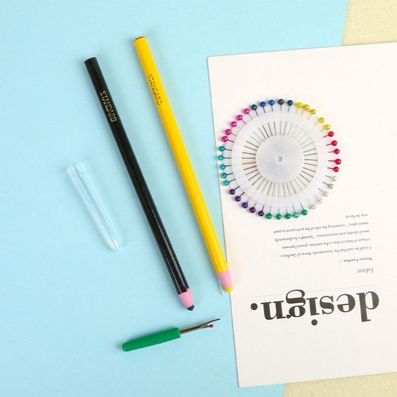 Different Sizes T-Shirt Ruler Guide Alignment Tool Including Soft Tape Measure, Seam Ripper, Sewing Pins