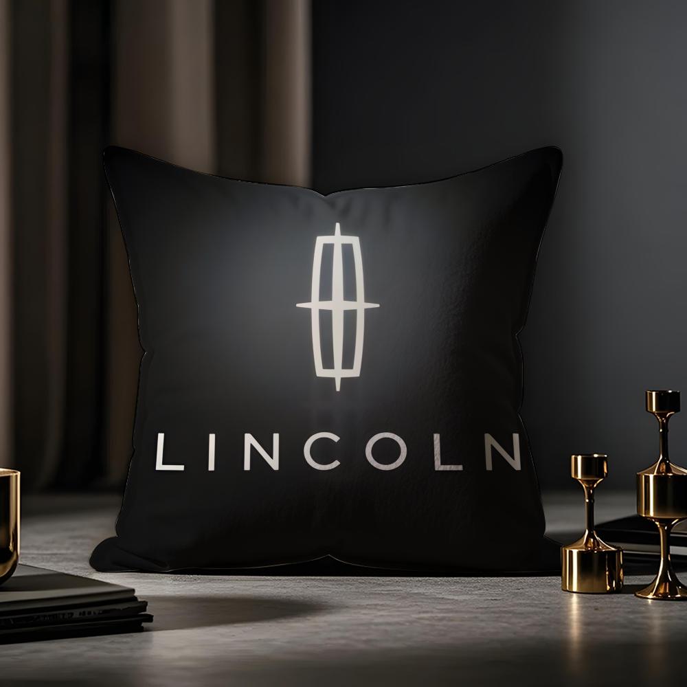 Lincoln Cushion Cover Anti-dustmite Pillowcase Invisible Zipper Silky Short Plush Sofa Cushion Cover