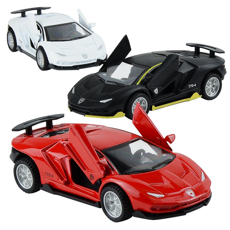 

Детская мини-модель автомобиля из сплава, имитирующая, дверь автомобиля может открываться и оттягиваться назад, украшение внедорожника