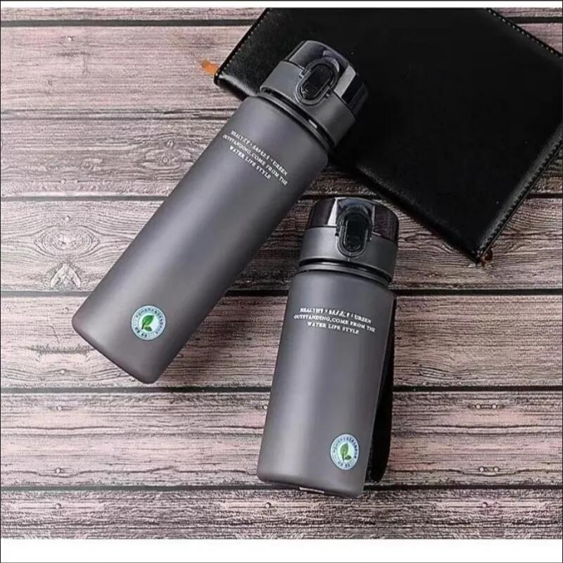 1PC Portable BPA-Free Leak-Proof Sports Water Bottle – Frosted Fitness & Casual Drink Cup for Adults and Children