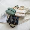 Casual Chain Crossbody Bags For Women Fashion Striped Shoulder Bag Large Capacity Flap Ladies Handbags