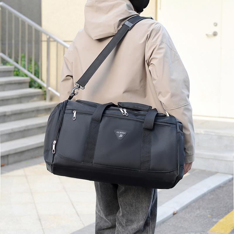 Handliche Reisetasche Große Kapazität Einfache Stressreduzierende Arbeits-Schultertasche Gurt Schuhe Hocker Sporttraining Einfache Fitnesstasche