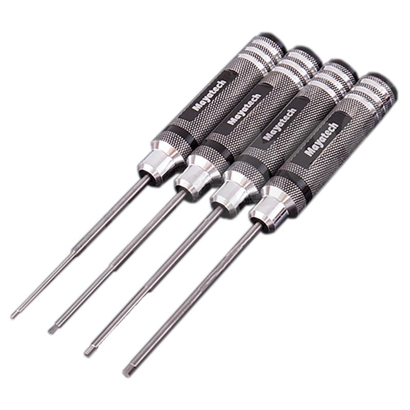 4Pcs 1.5/2/2.5/3.0Mm Black Hex Driver Allen Wrench Hand Tool Set Rc Car Model Repair Maintenance Tool ONE SIZE