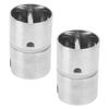 2pcs Drop In Swivel Rod Holder Adapter 304 Stainless Steel 360 Degree Fishing Pole Converter for 1‑9 16in Rod Holder