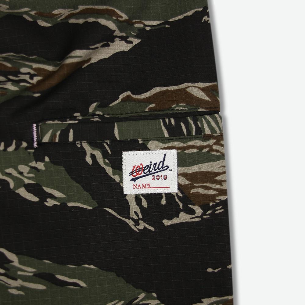 Wieoldeuwoldeu Camouflage Work Pants Tiger Camo