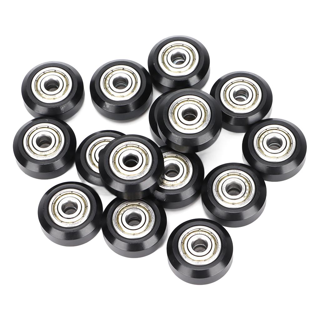 15Pcs V Shape Wheels POM Pulleys 3D Printer Accessories for Ender 3 for Tevo Tarantula
