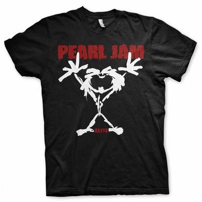 PEARL JAM Unisex Adult Stickman T-Shirt