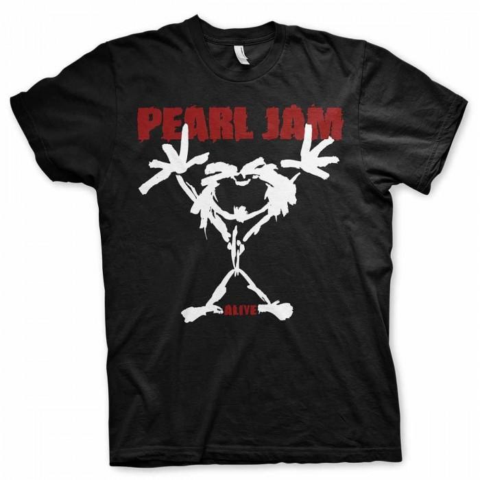 Pearl Jam Unisex Adult Stickman T-Shirt