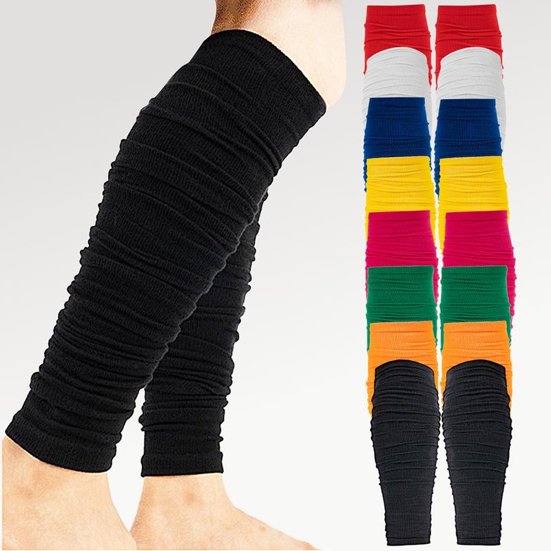 Extra Long Convertible Footsocks Sports Leg Warmers Rugby Football Running Crew Socks Compression Moisture-Wicking Grip Socks
