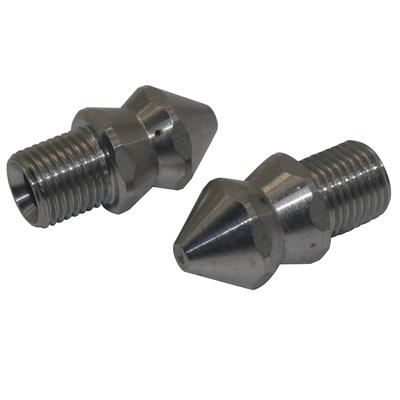 Buse de nettoyage de canalisation haute pression en acier inoxydable à fil extérieur 1/4, buse de nettoyage d'égout à eau pour souris