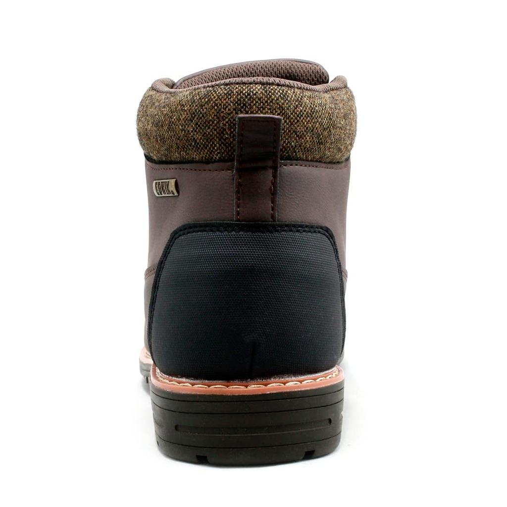 Edwin Herren Wasserdichte Bergstiefel, Feld- und Arbeitsstiefel, Kurz, Leichtgewicht, Herrenschuhe, Farbe: EDM9400n D.BRAUN, Größe 26.0cm