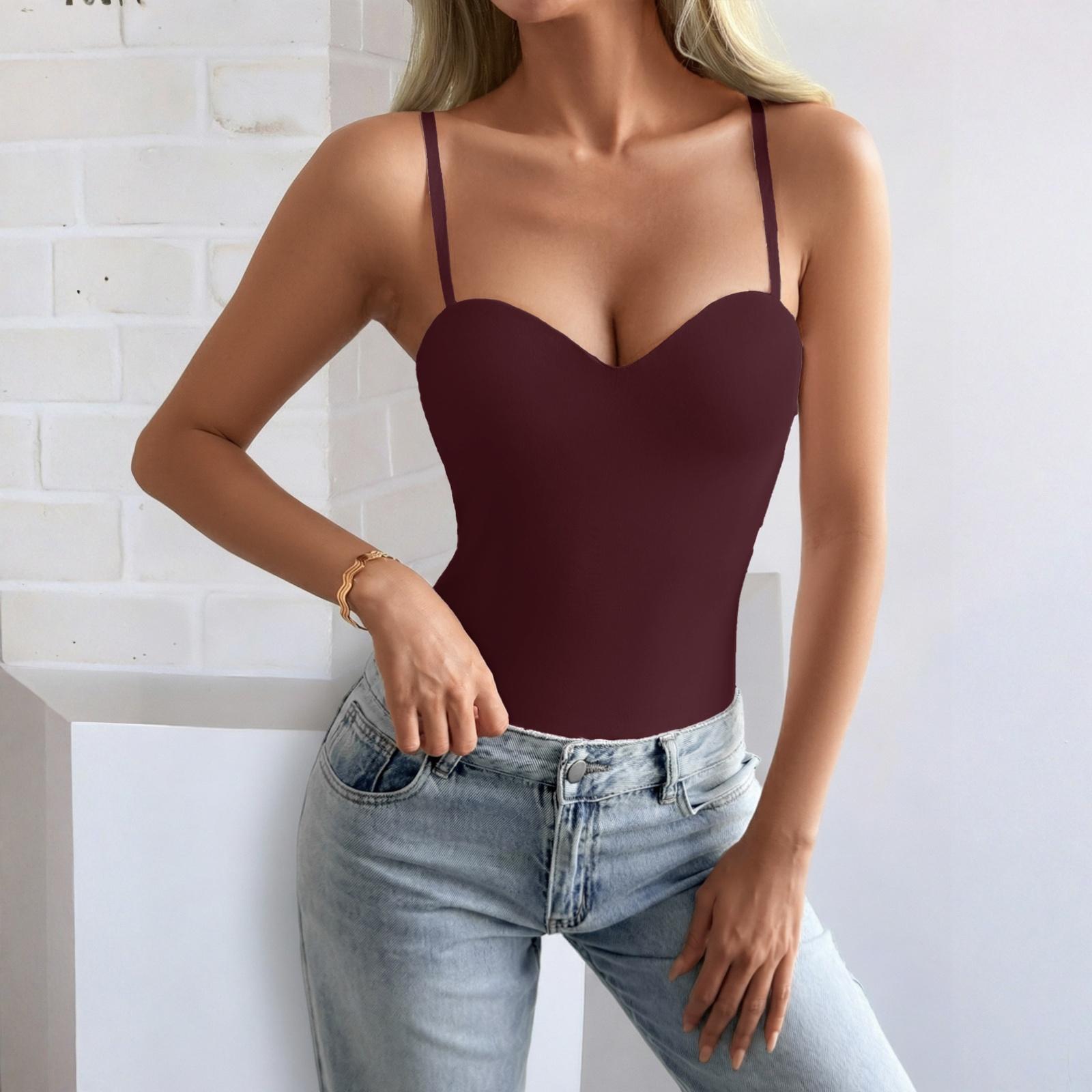 Women s Casual Fashion Strapless Sexy Sleeveless Tank Top XL