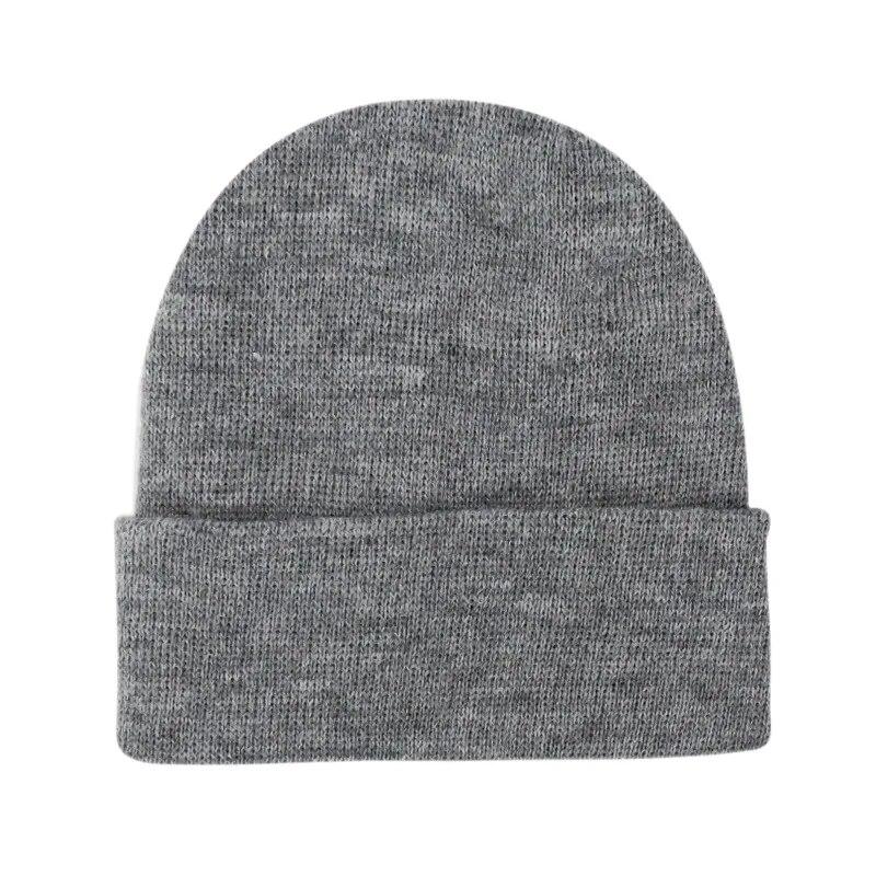 Ciepła Czapka Zimowa Beanie Wywijana Dwuwarstwowa Damska
