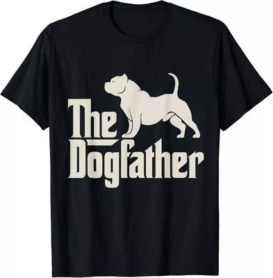 The Dogfather American Bully Pit Bull Funny Dog Owner T Shirt