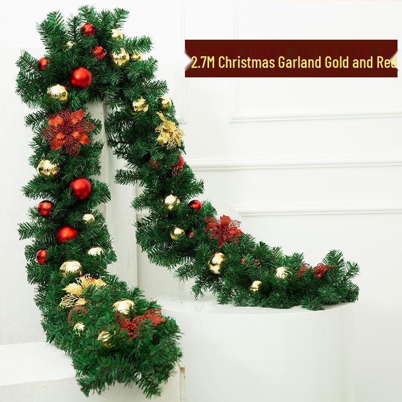 

Белый флокированный ротанговый рождественский дверной венок - 2,7 м набор для самостоятельной сборки для отеля и ресепшена