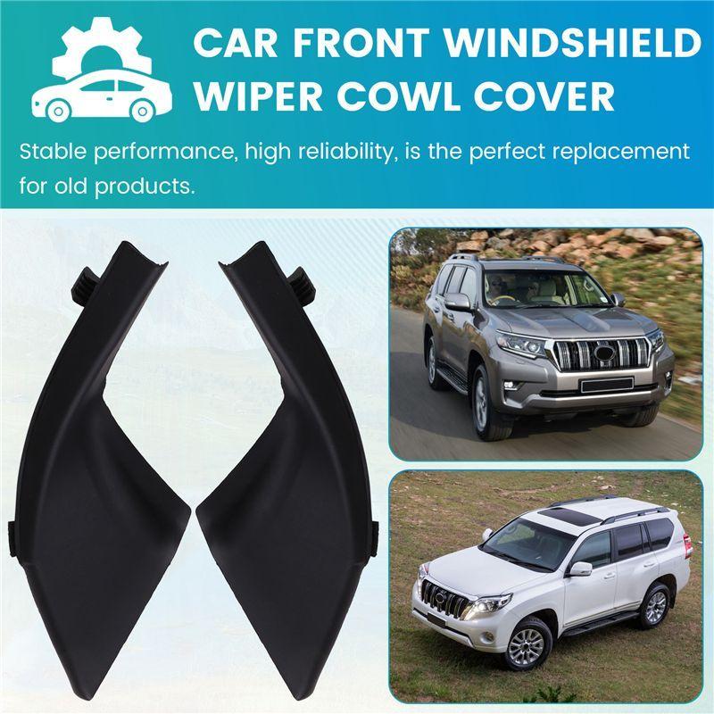 ATT-Car Front Windshield Wiper Cowl Cover Deflector Side Cover 53867-60070 53867-60090 For Toyota Prado 2010-2017