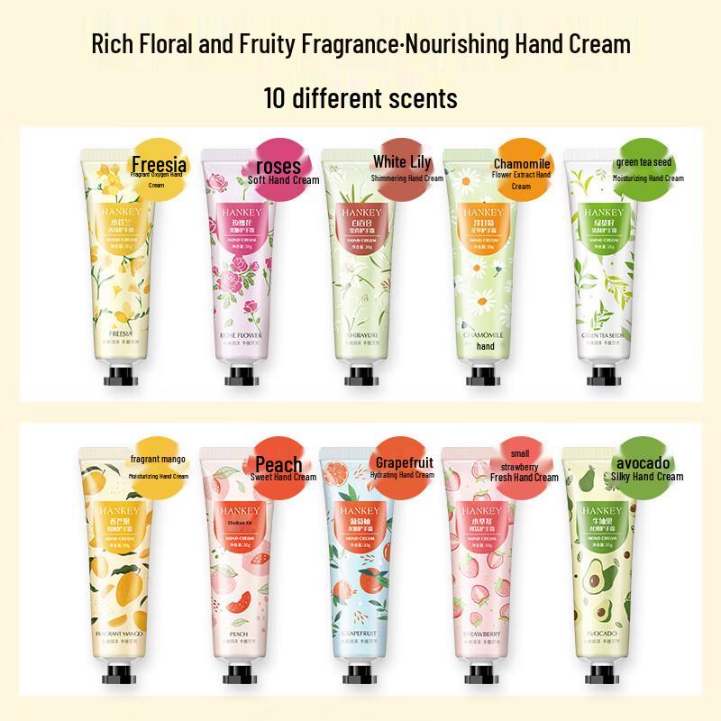 Hanji Floral Fruit Hand Cream Gift Set