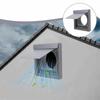 Weatherproof Dryer Vent Cover Metal Exhaust Hood Useful Exterior Wall Vent Hood  Home Ventilation