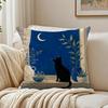 Color Fashion Cat Cute Cartoon Cushion Cover Breathable Cushion Covers Machine Washable WrinkleResistant Soft Durable