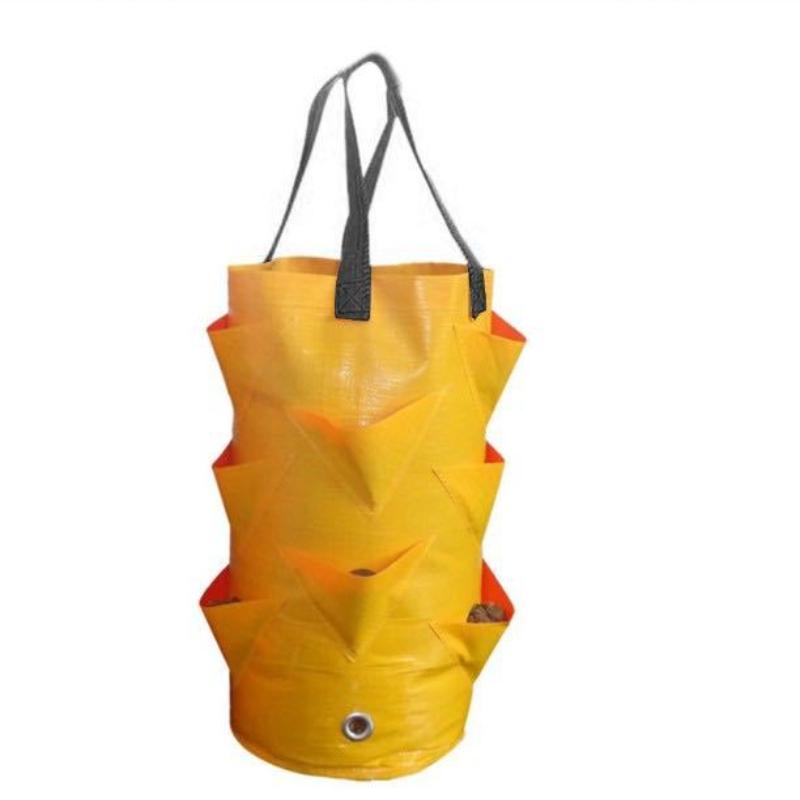 Potato  Bags Planter Gardening Breathable Strawberry Planter Vegetable Planting Pouch with Handles