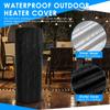 Patio Heater Cover Oxford Windproof Heater Cover Tear Resistant Waterproof Sunscreen Heater Protector for Home Outdoor Garden