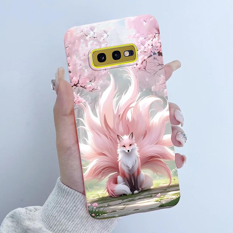 For Samsung Galaxy S10e Phone Case Flower Girls Design Soft Silicone TPU Back Housing for Galaxy S10E S10 E SM-G970F/DS Covers