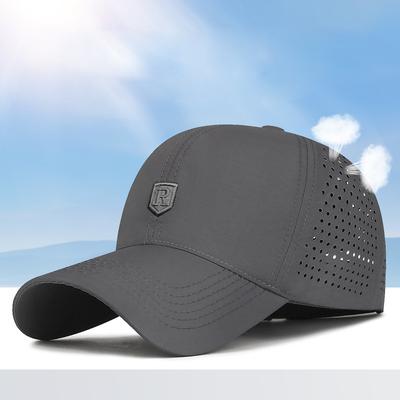 Summer Embroidered Letter Baseball Cap Men Lightweight Breathable Riding Outdoor Sun Hat
