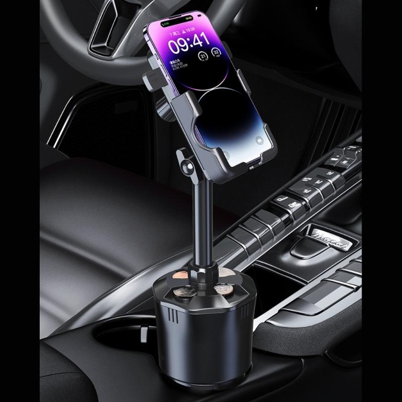 Water Cup Holder Container Phone OrganizersCar Interior Accessories Mobile Phone Bracket Stand Rack Cellphone Organizers