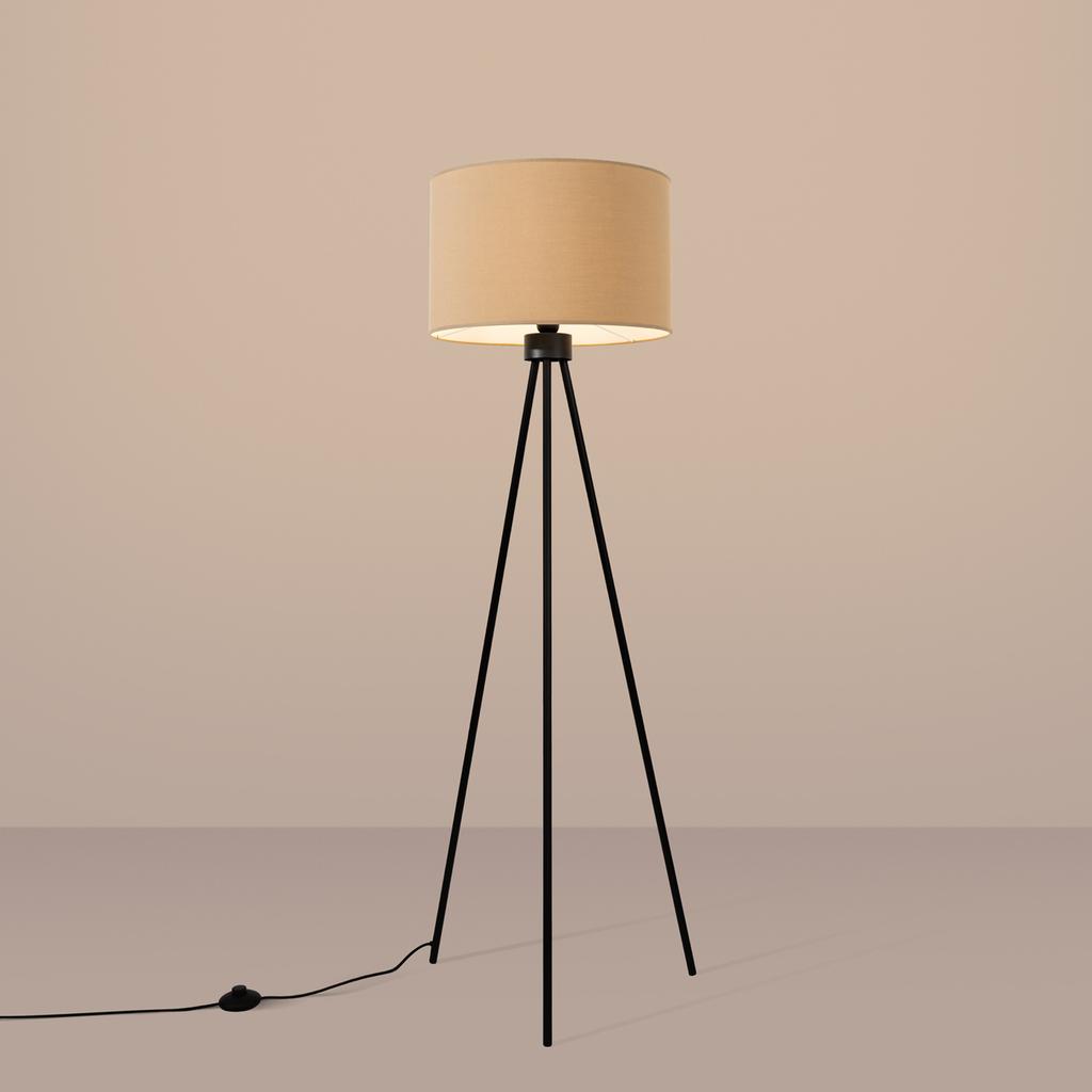 Nevia Taupe Floor Lamp