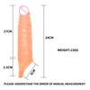 Men's Simulation Exotic Condom Thickened and Widened Condom Penis Delay Sleeve Couple Sex Adult Supplies