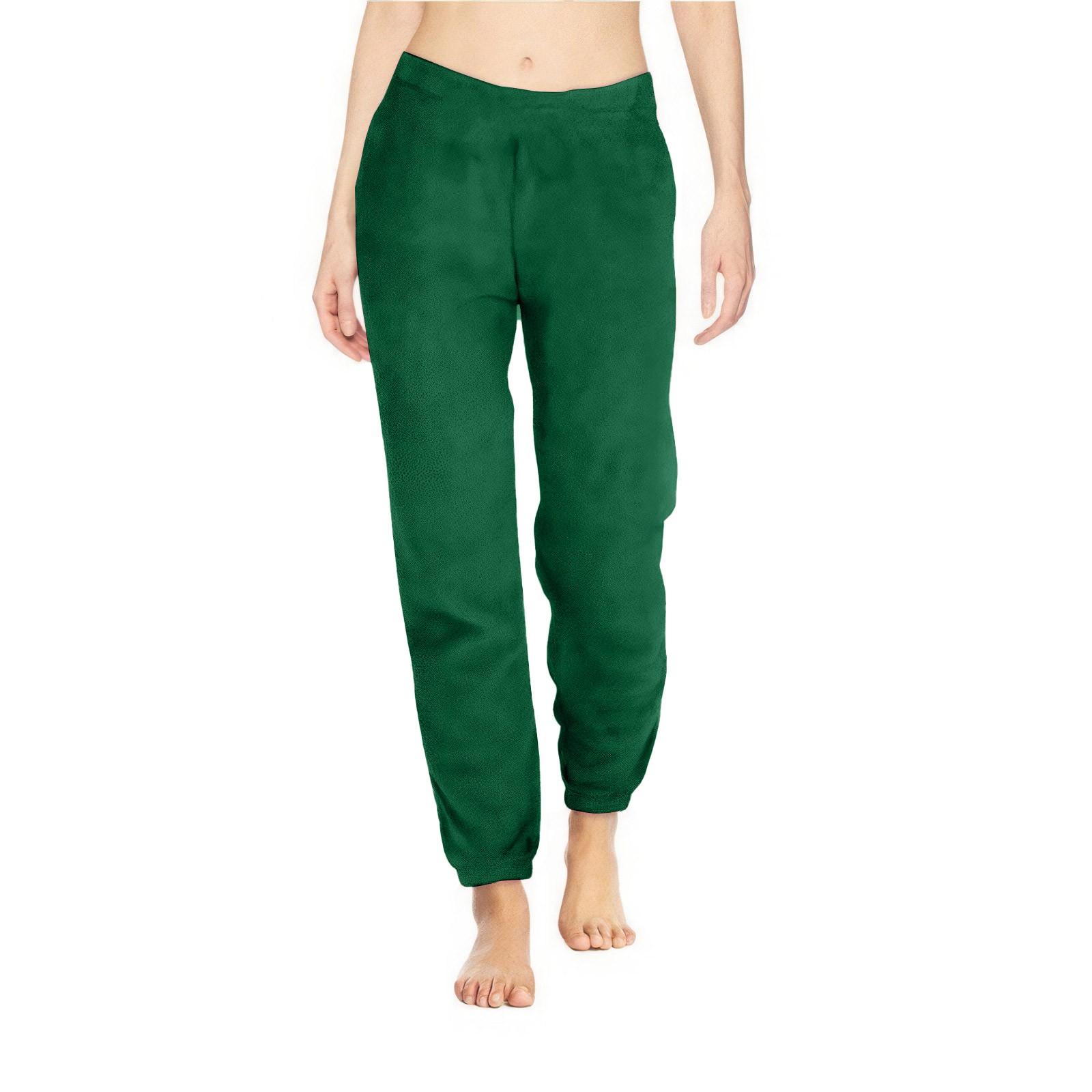 

Women s Solid Color Trousers With Cuffs Casual Pants And Pajama Pants L