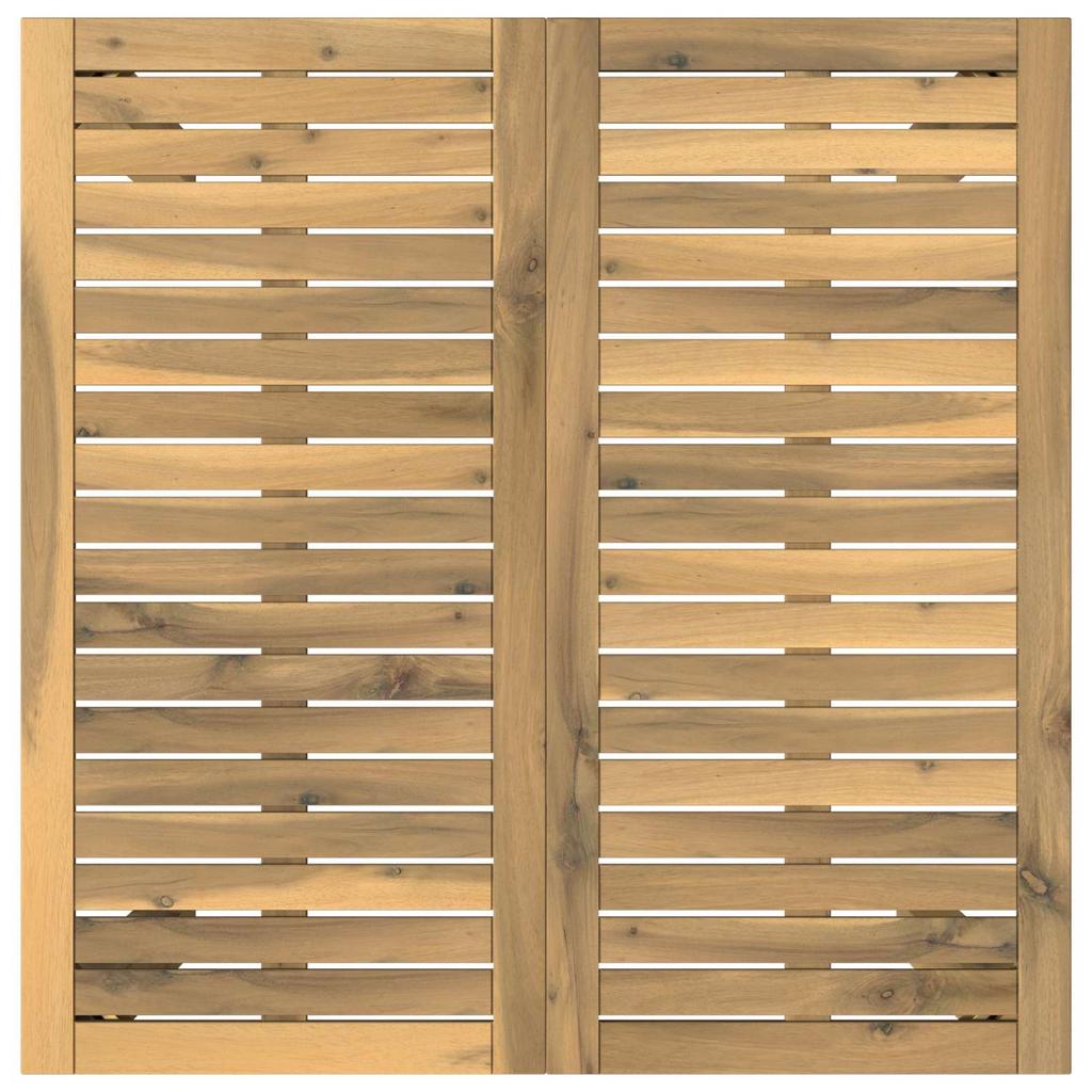 Garden Bar Table White 80 x 80.5 x 105 cm Solid Acacia Wood