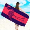 1pc Large Sized Ultra-fine Fiber Beach Towel, Quick Drying and Absorbent Multifunctional Swimming Towel, Quick Drying Beach Towe
