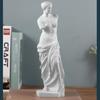 Kunstharz Kunstwerk Skizze Gips Vintage Kunst Figur Heimdeko Venusstatue mit gebrochenem Arm Weinschrank