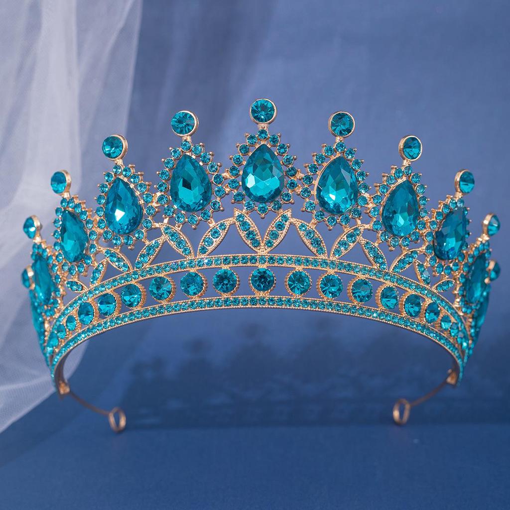 European & American Bridal Crown Headdress - Princess Style Evening Gown Hair Accessories