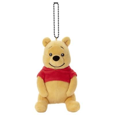 TAKARATOMY A.R.T.S. Disney Character Funny Face Ball Chain Mascot Winnie the Pooh J Plush Toy, Approximately 12cm Tall