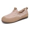 Old Beijing Winter Cloth Shoes Women's Velvet Soft-soled One-pedal Cotton Shoes Casual Fashion Versatile Warm Flat-soled Doudou Shoes