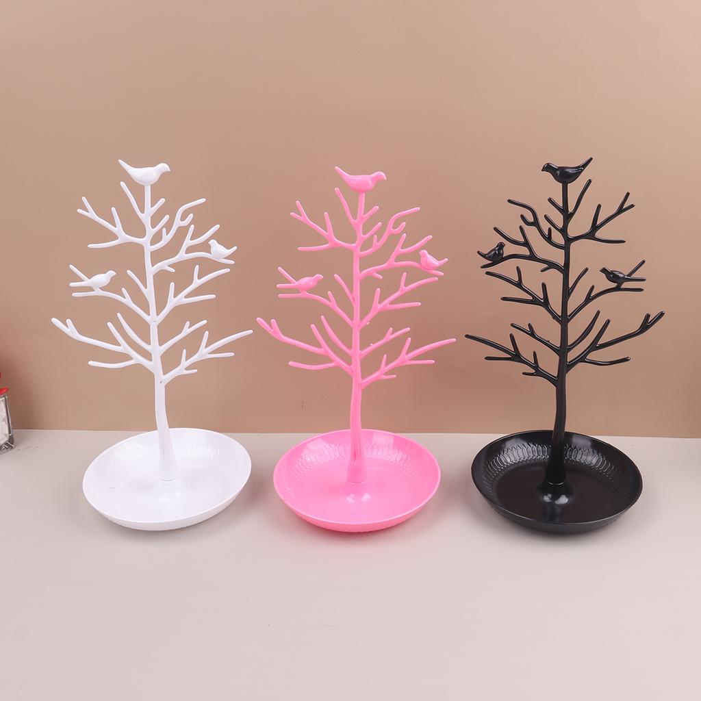 Schmuck Display Stand Tablett Baum Lagerung Racks Ohrringe Halsketten Ringe Schmuck Boxen Fall Desktop-Organizer Halter Make-Up Dekor