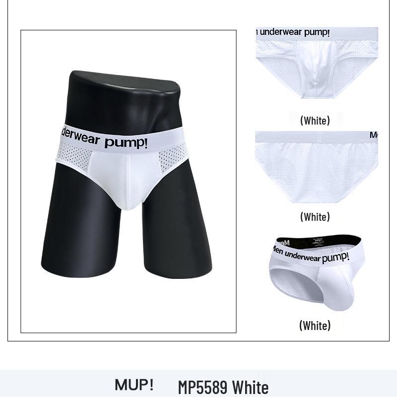 Trendy Low Rise Color Block Slim Fit Hip-Lifting Men's Sport Briefs