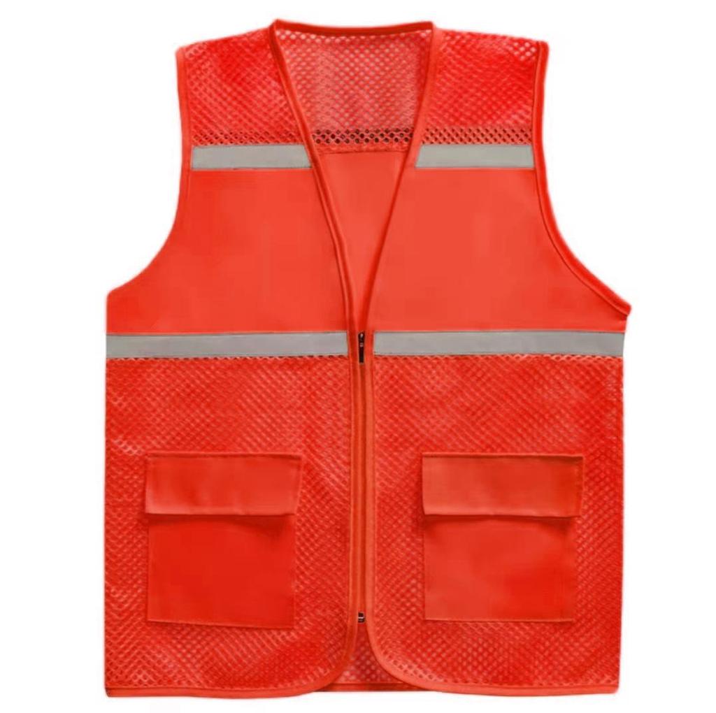 Multi-Pocket Reflective Vest for Drivers, Sanitation, Traffic, Cycling & Construction