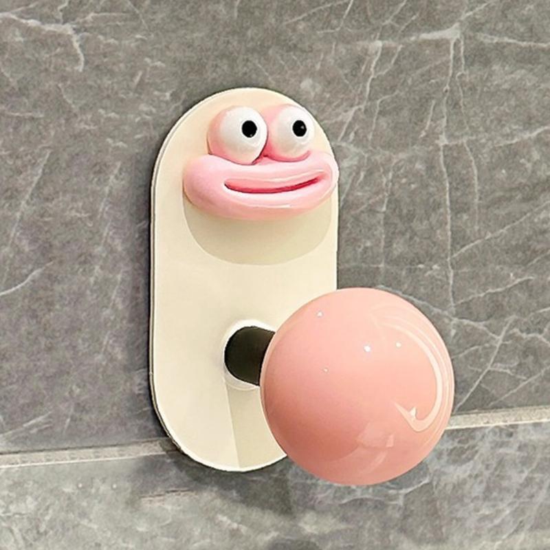 5pcs Plastic Bathroom Hooks for Towels and Accessories Clothes Hangers with Strong Load Capacity Plastic Hanging Hook