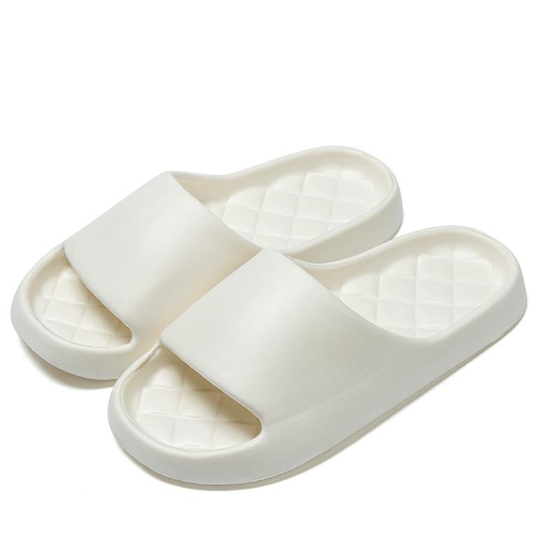 Home slippers women's summer hotel bathroom men's indoor cool slippers casual bath couple household flip flops