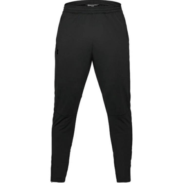 Under Armour Knitted Sweatpants Men's Black Moderate Cuffed Pants 1313201-002