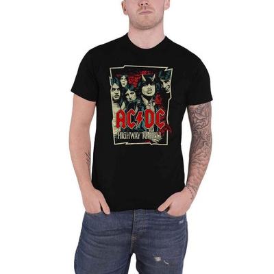 Unisexowy T-shirt dla dorosłych Highway To Hell Szkic