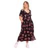 MOOMIN Womens/Ladies Floral All-Over Print Midi Dress