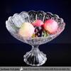 Flavinmci Sunflower Crystal Glass High-Footed Fruit Bowl