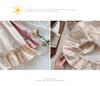 2026 Summer Korean-Style Ruched Sleeveless Girls' Dress