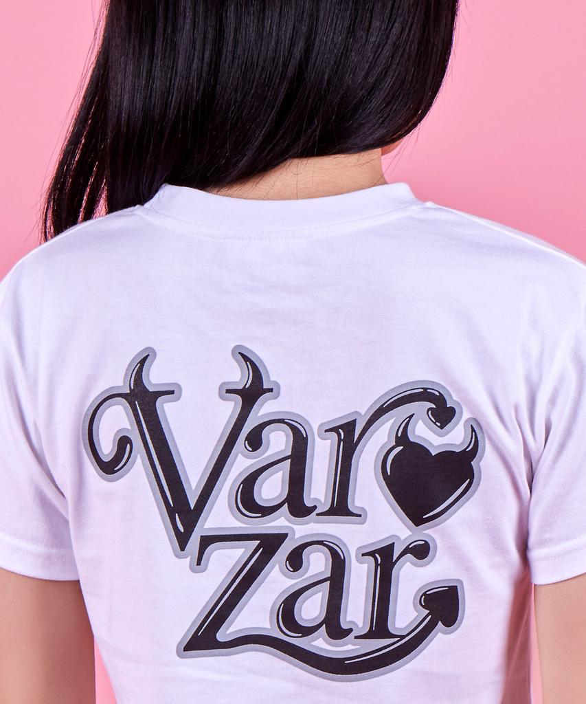 Bajal Love Is Devil Crop Short Sleeve T-Shirt (2 Colors)