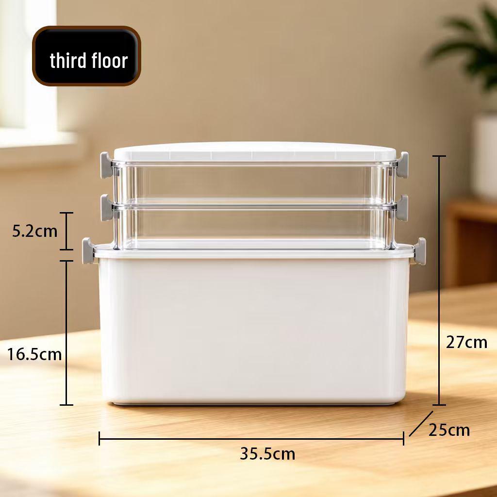 Large Multi-Layer Medicine Storage Box - Portable Family First Aid Kit