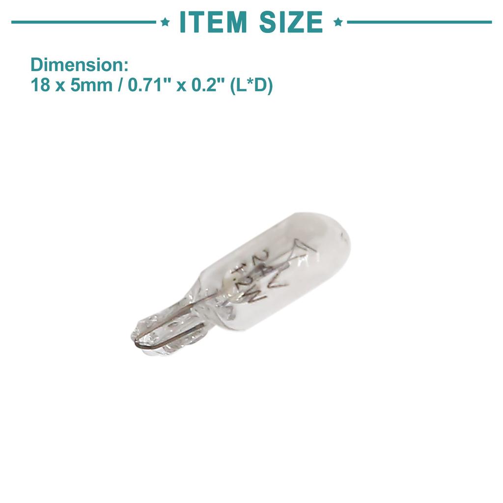 ACROPIX Dashboard Instrument Bulb Instrument Light T5 24V 1.2W Indoor